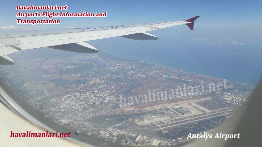 Antalya Flughafen von Sky