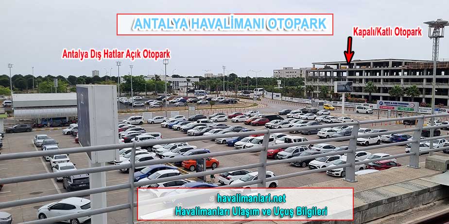 Antalya Havalimanı Dış Hatlar Otoparkı