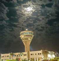 Antalya Havalimanı Hava Trafik Kulesi Gece