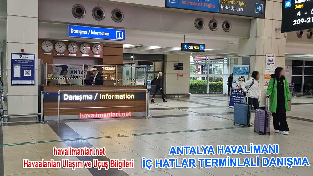 Antalya Domestic Terminal Information Desk Telephone No