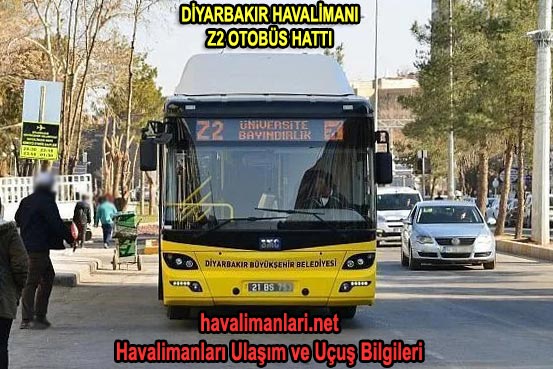 Diyarbakır Havalimanı Z2 Otobüs