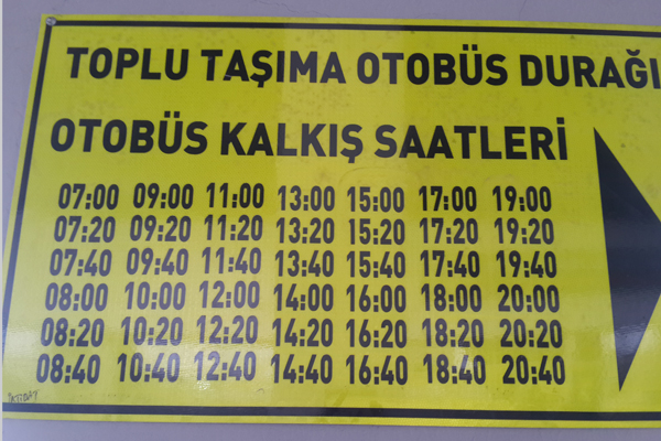 Diyarbakır Havalimanı Otobüs Kalkış Saatleri