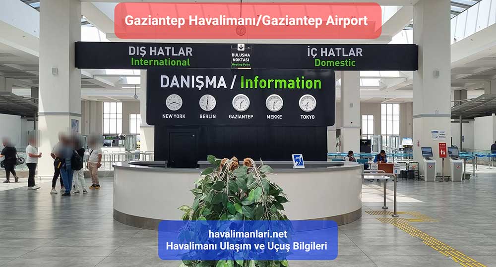 Gaziantep Havaalanı Danışma Telefon No Numarası