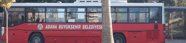 Adana Havalimanı 135' nolu Belediye otobüsü