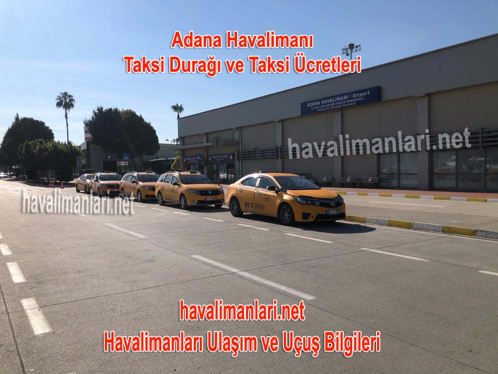 Adana Şakirpaşa Havalimanı Taksi Durağı