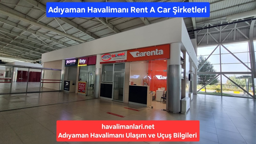 Adıyaman Havalimanı Araç Kiralama Rent A Car Şirketleri