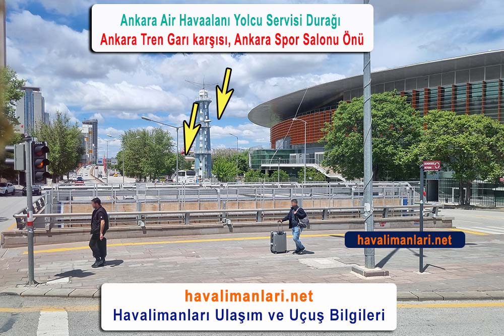 Ankara Air Servis Ankara YHT Tren Garı yolcu alma durağı