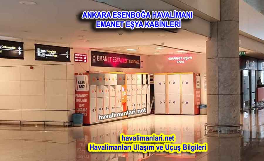  Ankara Esenboğa Havaalanı Emanet Eşya Ofisi