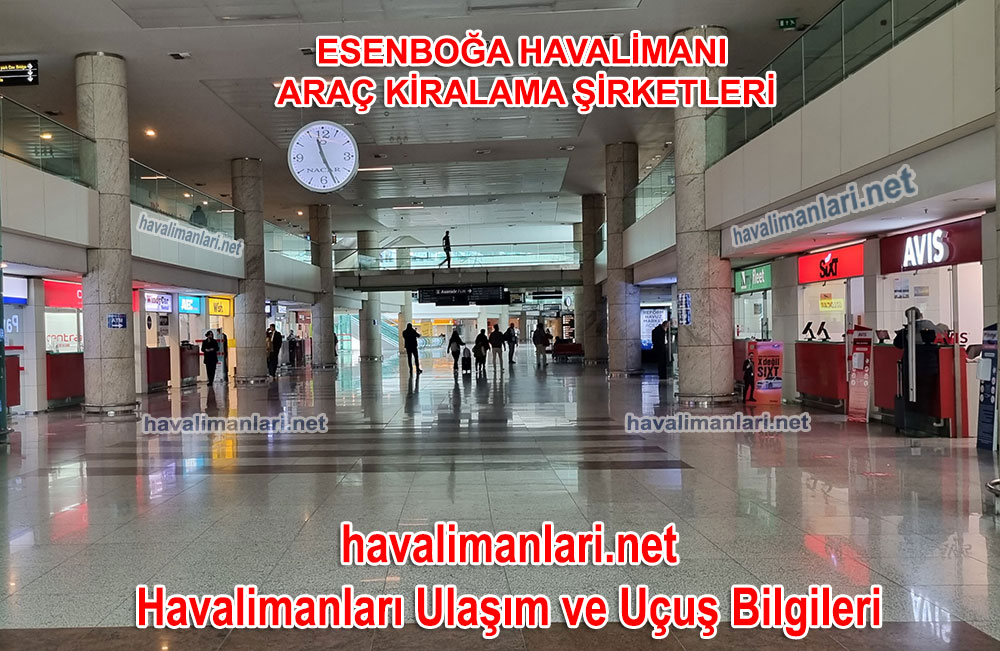 Ankara Esenboğa Havalimanı Araç Kiralama Şirketleri