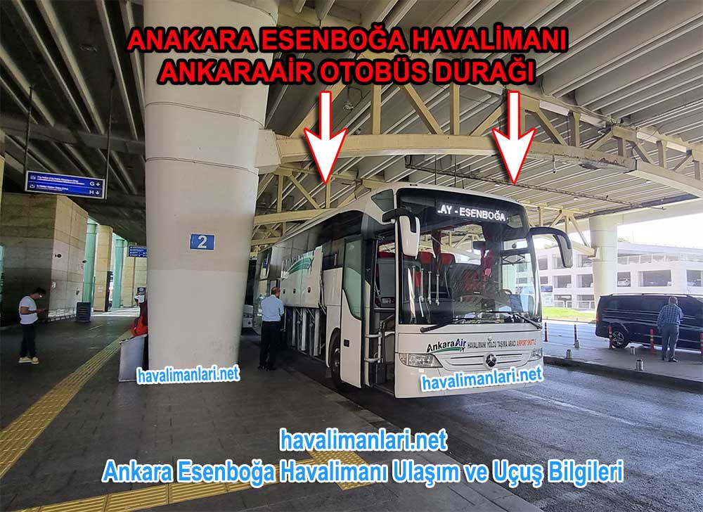 Ankara Esenboğa Havalimanı AnkaraAir Servis Durağı