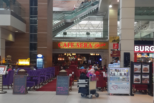 Antalya Havalimanı İç Hatlar Yeme İçme Cafe Sera Bistro
