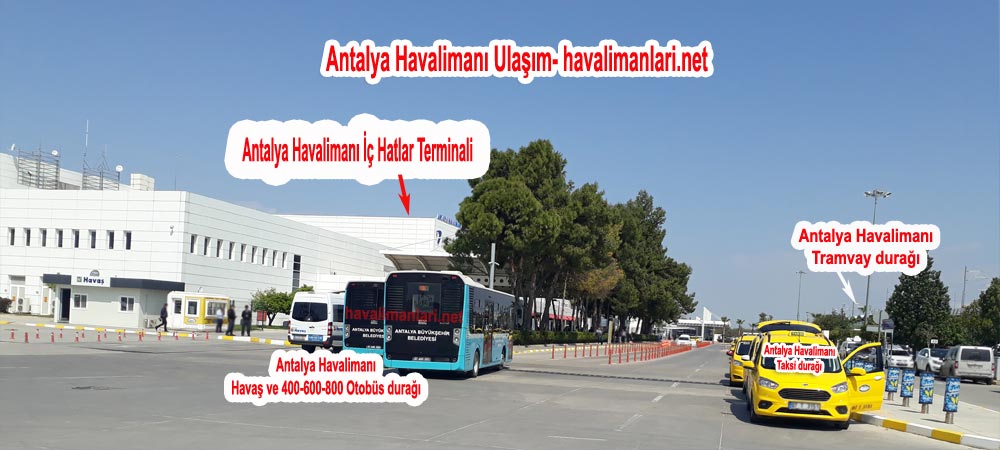 Antalya Havalimanı 600-600G-800 Otobüs