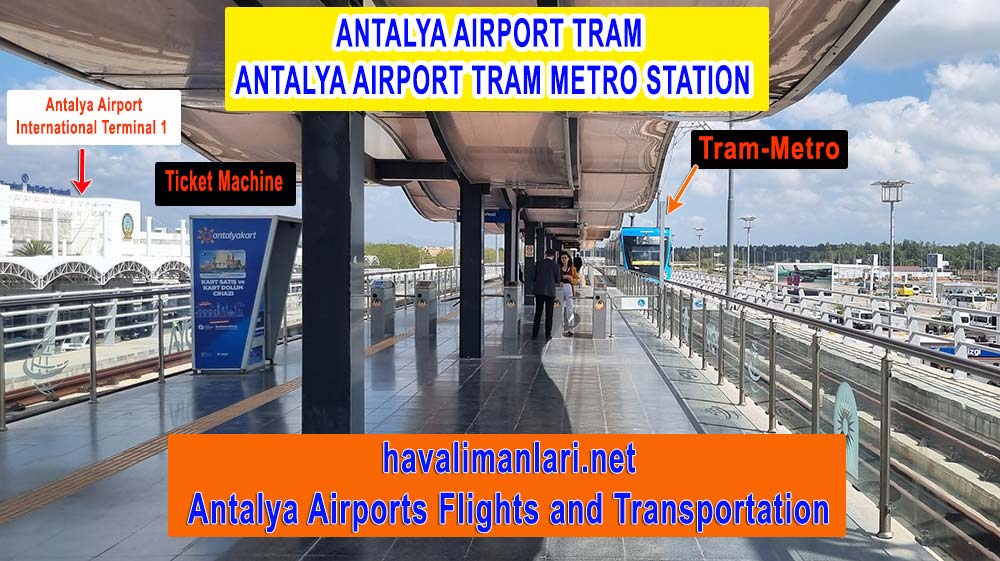 Antalya Airport Tram Metro Station