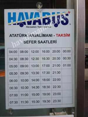 İstanbul Atatürk Havalimanı İç ve Dış Hatlar Terminali Havabus