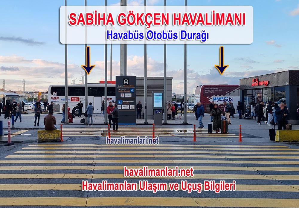 istanbul sabiha gökçen havalimanı havabüs otobüs durağı