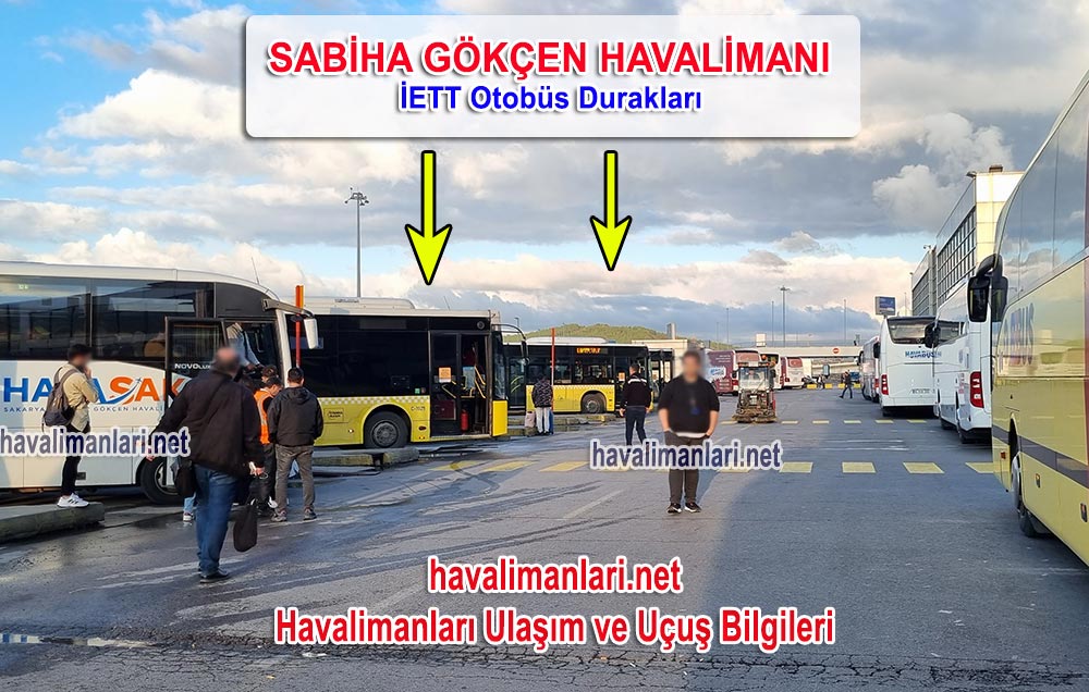 Sabiha Gökçen Havalimanı İETT Otobüs Durakları