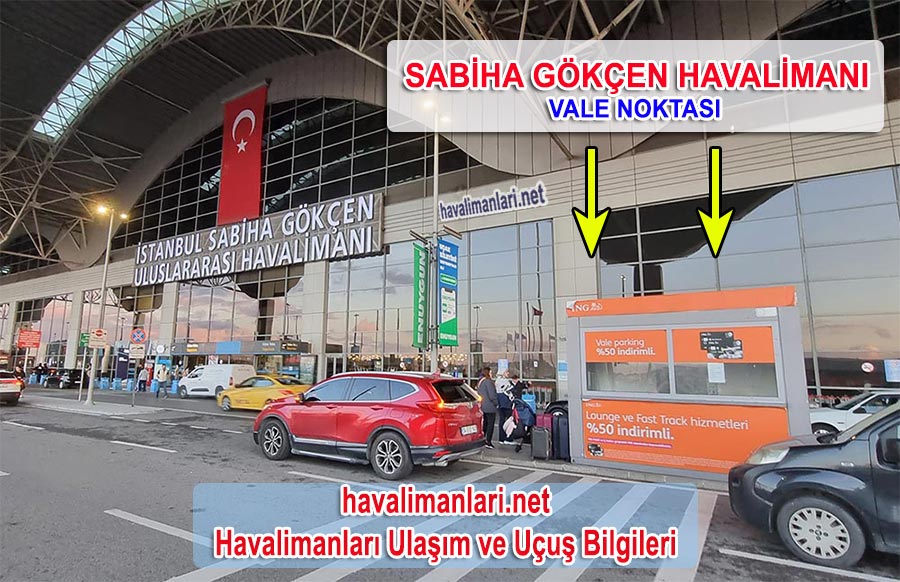 Sabiha Gökçen Havalimanı Vale Teslim Noktası, Sabiha Gokcen Airport Vale Parking