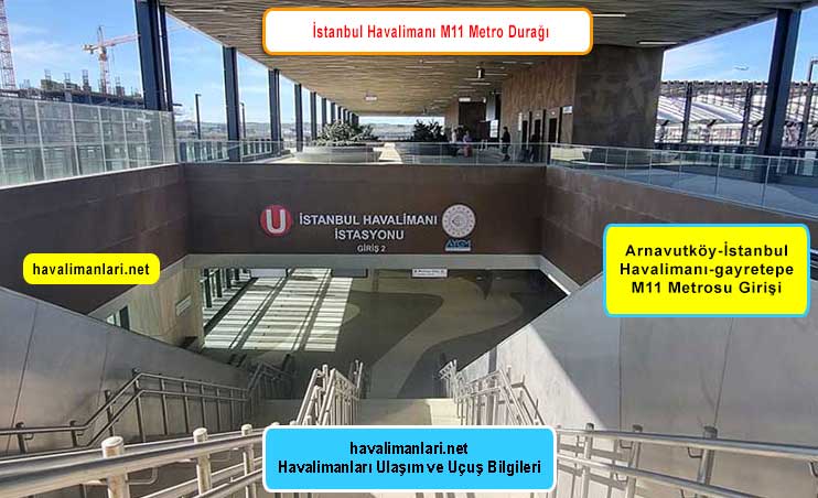 İstanbul Havalimanı M11 Metro Durağı