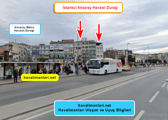 Aksaray Meydanı Havaist Otobüsleri Durağı