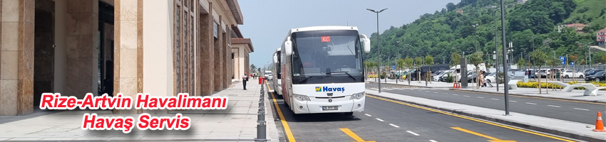 Rize-Artvin havalimanı otobüs