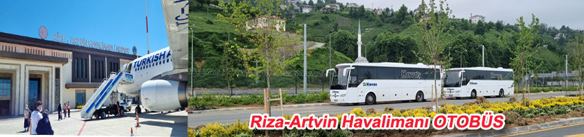 Rize-Artvin havalimanı otobüs