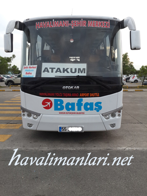 Samsun Çarşamba Havalimanı Bafaş Otobüs Bus