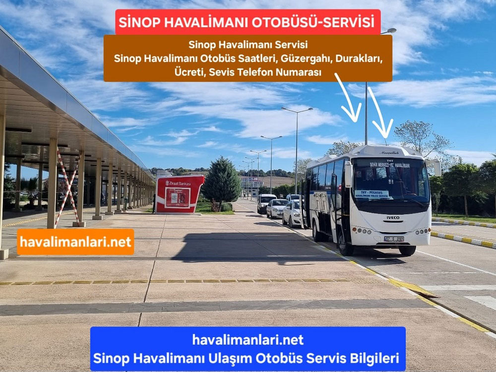 Sinop Havalimanı Otobüs+Servis / Sinop Airport Bus Shuttle Transfer