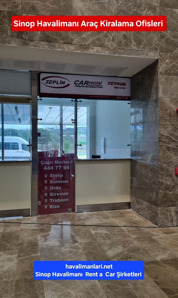 Sinop Havalimanı Rent A Car Şirketleri Sinop Havalimanı Rent A Car Şirketleri