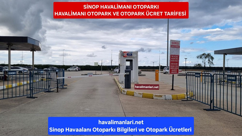 Sinop Havalimanı Otopark ücreti Tarifesi