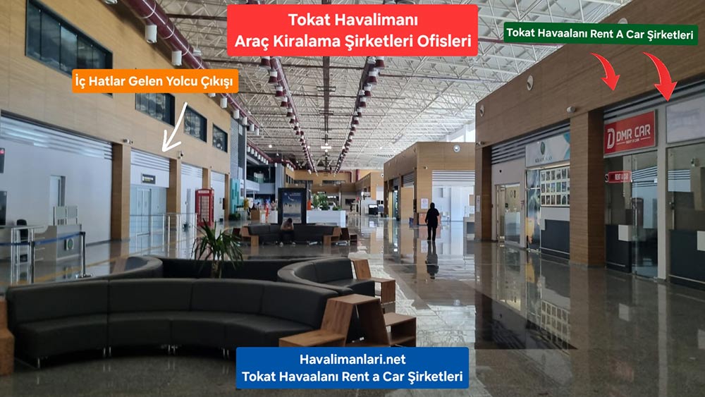 Tokat Havalimanı Araç Kiralama Ofisleri